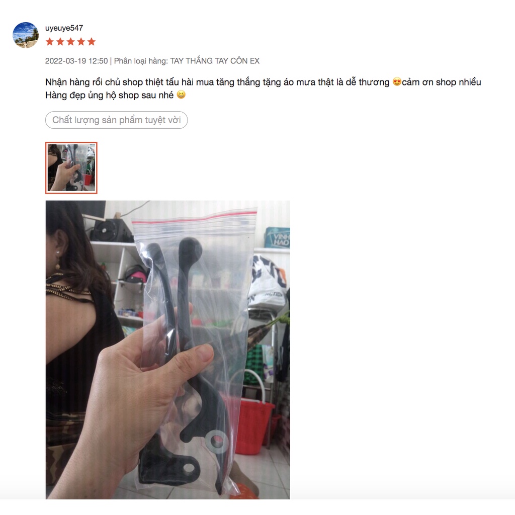 Cặp tay thắng exciter 135,tay thắng exciter 150 màu đen chất lượng đảm bảo thanh khang.