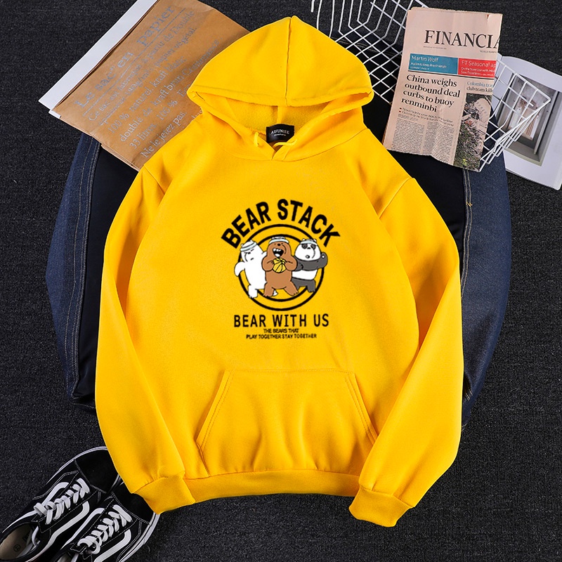 GUO YE 【HÀNG CÓ SẴN】 Áo hoodie cotton chui đầu size lớn có mũ trùm đầu làm quà tặng sinh nhật cho nam