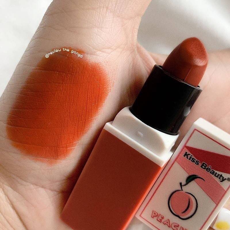 Son Thỏi Kiss Beauty Hoa Quả Fruit Matte Lipstick | BigBuy360 - bigbuy360.vn