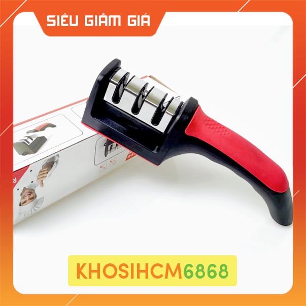 Dụng cụ mài dao kéo 3 cấp độ cầm tay Living C , mài dao nhanh bén siêu tiện lợi Khosigiadunghcm6868