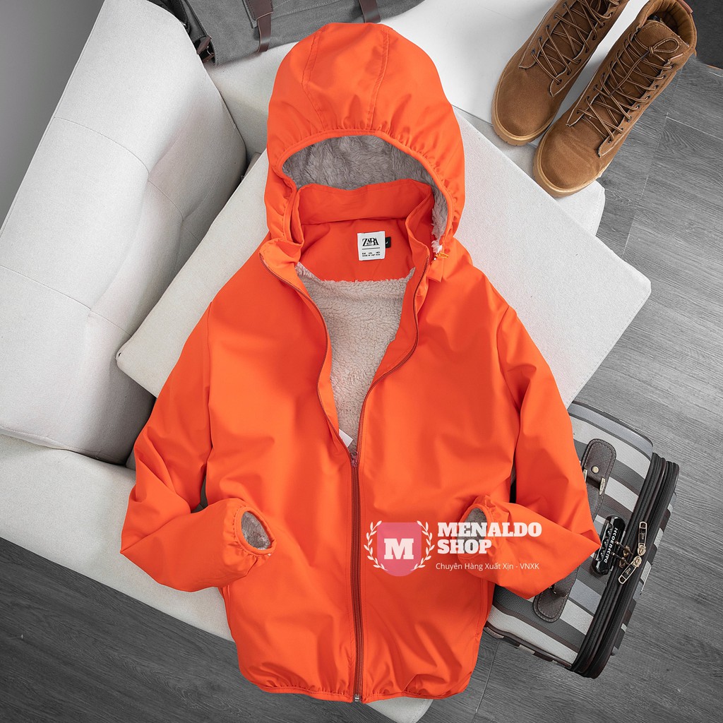 Áo Khoác Gió Lót Lông Cừu Cực Ấm - Vải Format Hàng VNXK | BigBuy360 - bigbuy360.vn