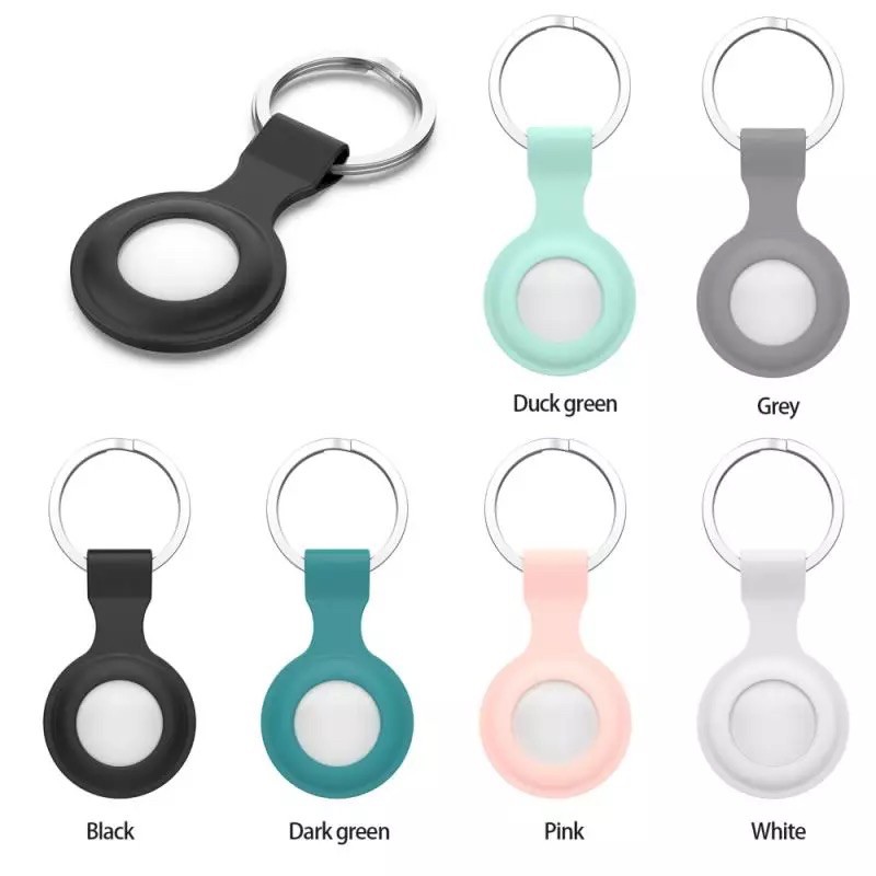 Dây Đeo Case AirTag, AirTags Silicone Key Ring