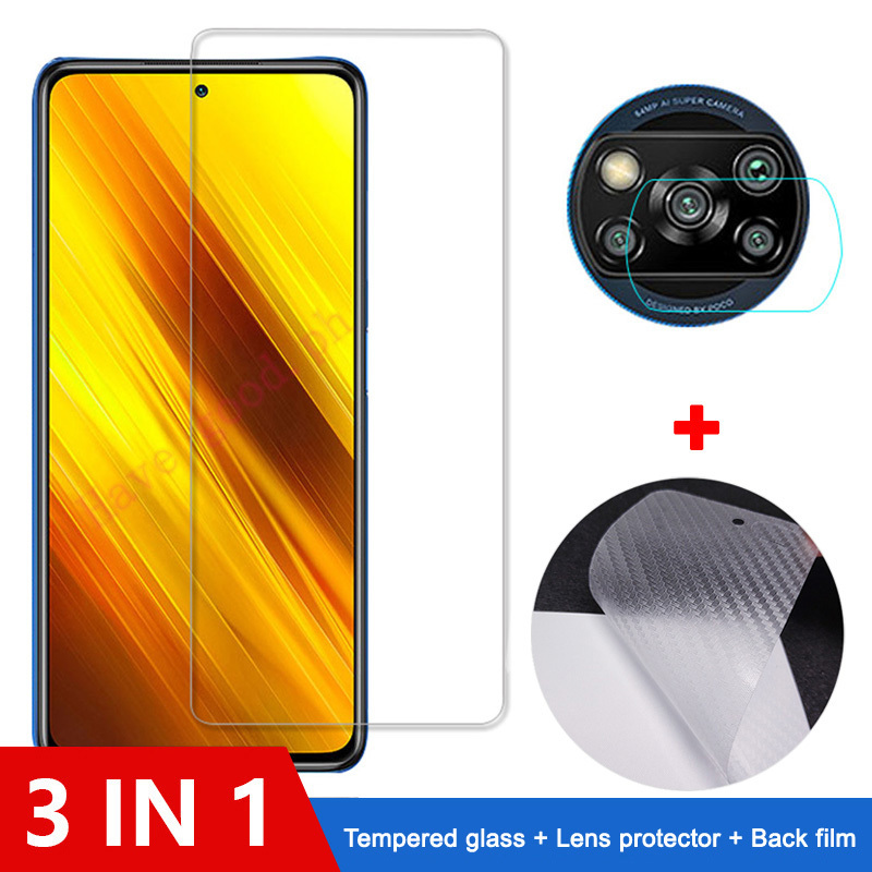Kính Cường Lực 3 Trong 1 Bảo Vệ Màn Hình Cho infinix Note 11S infinix Note 10 Pro Note 10 Pro 2022 Note 10 Pro zero 5G Hot 11 11S NFC Note 11 Pro