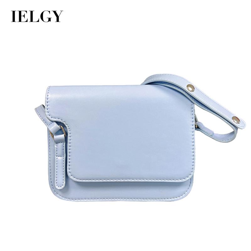 Túi xách IELGY đeo chéo vai nhiều ngăn kiểu dáng cổ điển cho nữ