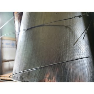 Inox tấm dập lỗ ( Nhận đặt hàng theo yêu cầu ) - có sẵn hàng 6tấc x 2mét - Chất Liệu Inox 430