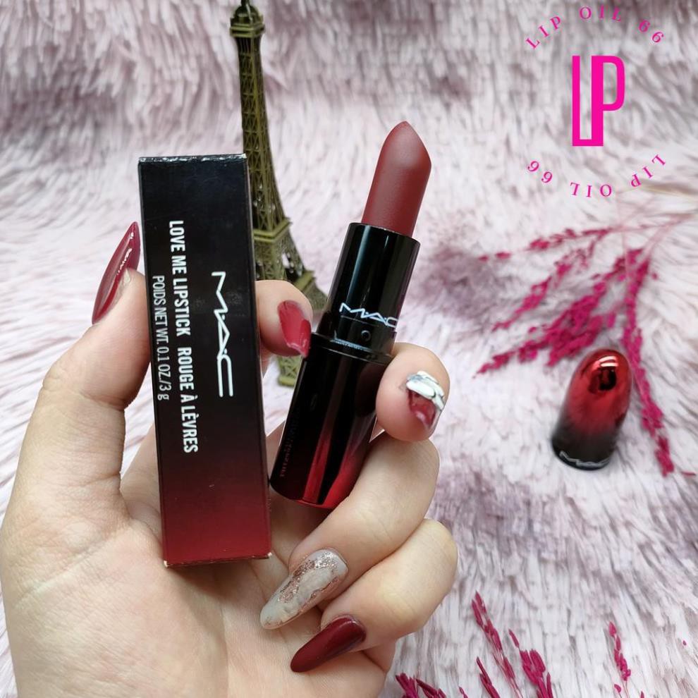 Son lì Mac love me lipstick rouge à lèvres Màu 423 E for effortless 3g sắc đỏ quyến rũ và mê hoặc | BigBuy360 - bigbuy360.vn