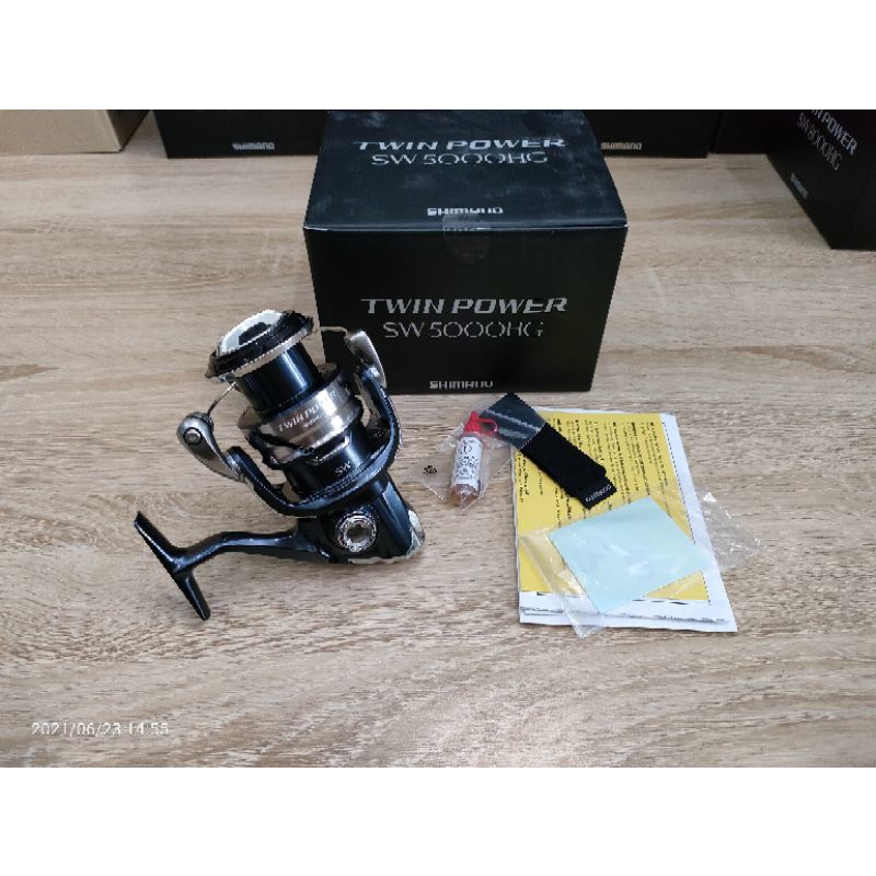 Máy Câu Cá Shimano 2021 Twin Power SW 5000HG - Máy Đứng