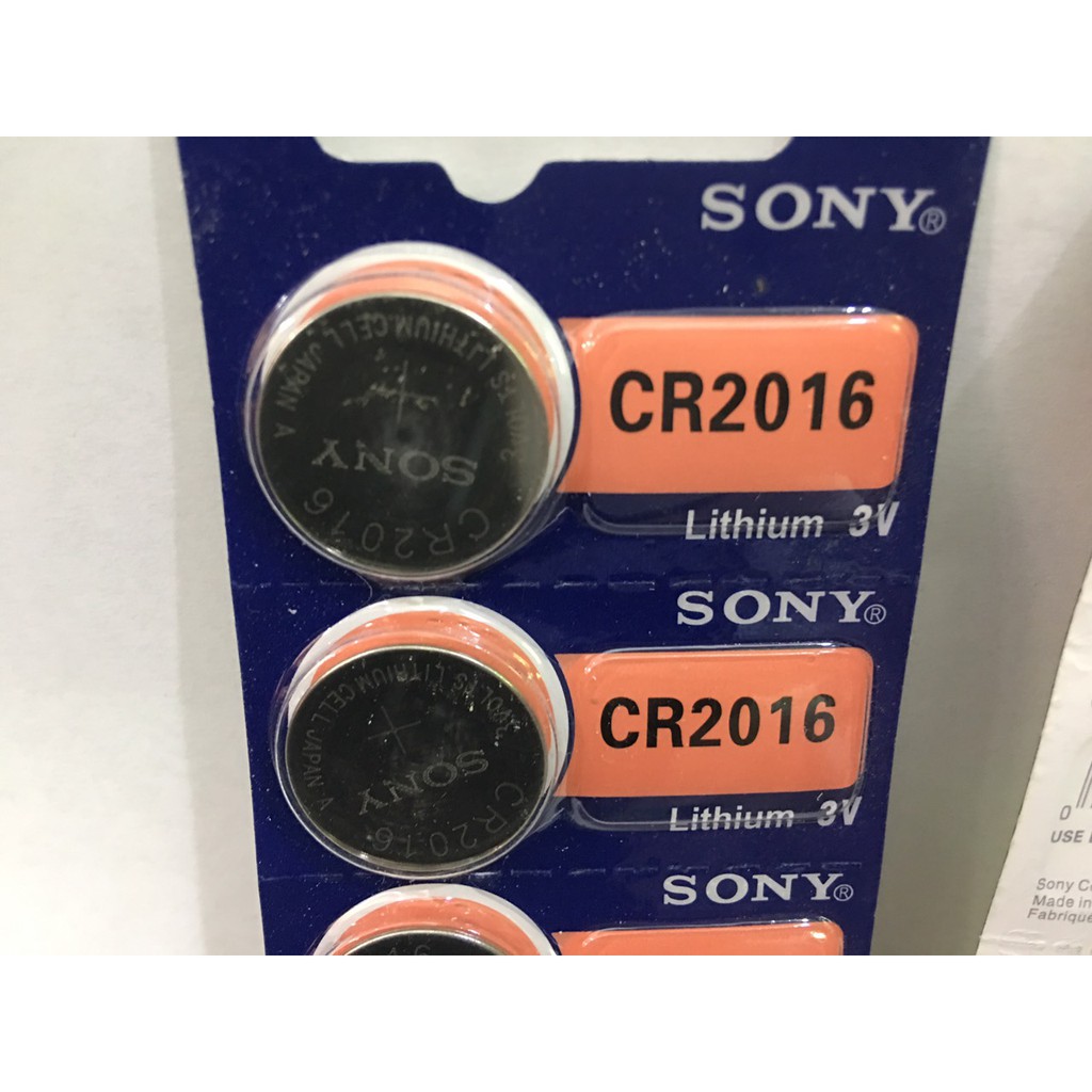 Pin cúc áo Sony 3V CR2032 / CR2025 / CR2016 / CR1632 / CR1620 / CR1616 / CR1220 – Pin nút CR2032 Sony  lithium 3V