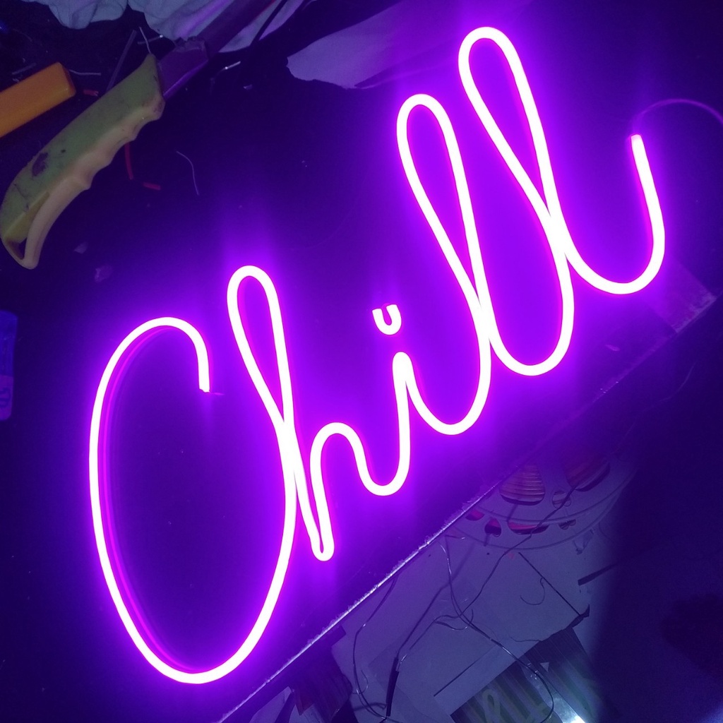 Đèn neon chữ Chill trang trí | 8432