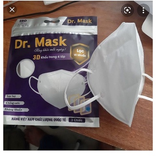 Khẩu trang Dr.Mask tiêu chuẩn Mỹ.