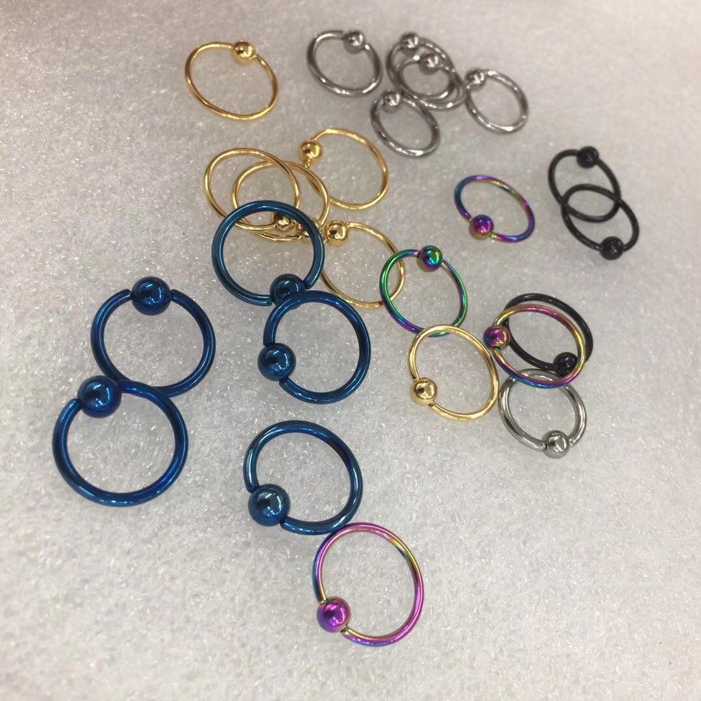 KHUYÊN TRÒN 1 BI NHIỀU MÀU/ THÉP Y TẾ