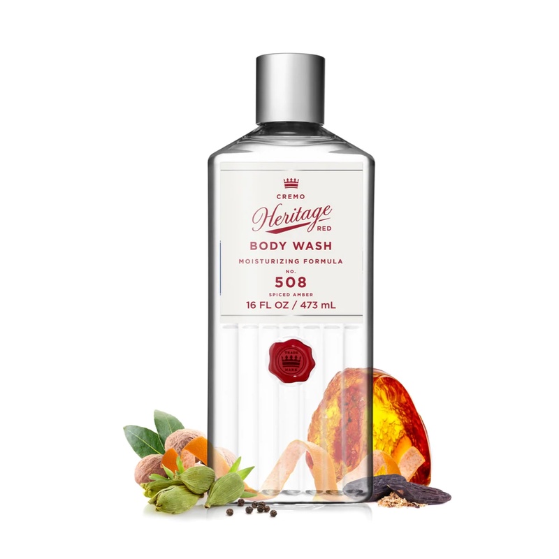 [HOT] Sữa Tắm Cremo Heritage Red Collection Body Wash Spiced Amber 473ML