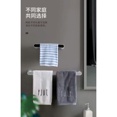 Giá treo khăn mặt trong nhà vệ sinh treo dép không khoan lỗ chắc chắn bền đẹp