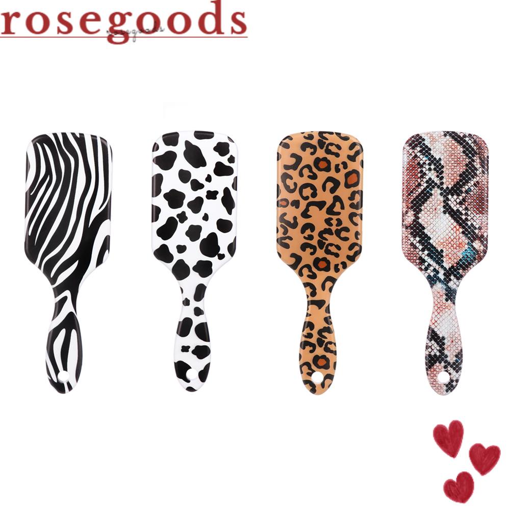 Lược Chải Tóc Mát Xa Da Đầu In Họa Tiết Bò Sữa 3D Độc Đáo