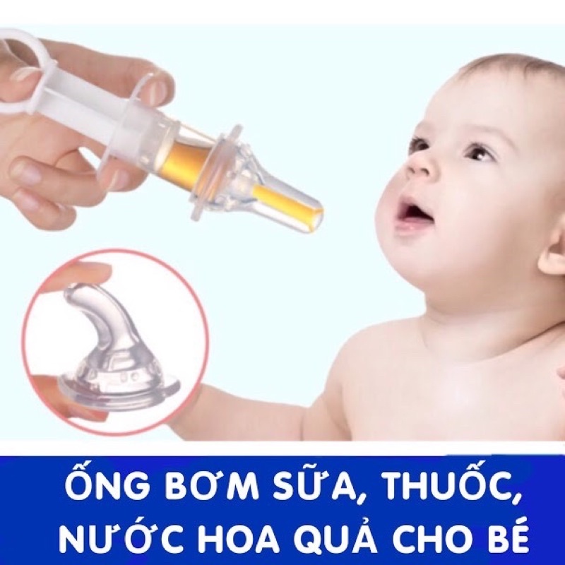 Dụng cụ xilanh cho bé uống thuốc, uống sữa