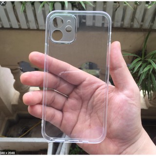 Ốp lưng silicon Gor cho Apple iPhone 12 ,12 Pro, 12 Pro max siêu mỏng, có gờ bảo vệ camera