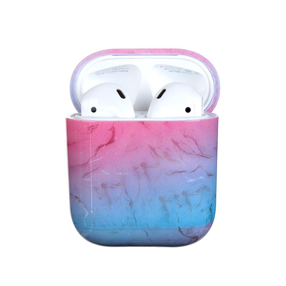 MAYSHOW Vỏ Bảo Vệ Hộp Sạc Tai Nghe Apple AirPods 1 2 Chống Sốc Vân Đá Cẩm Thạch