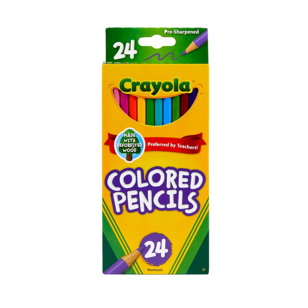 Bộ bút chì màu Crayola 24 màu