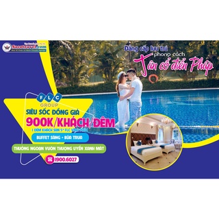 TOÀN QUỐC [VOUCHER] COMBO LƯU TRÚ KHÁCH SẠN FLC VĨNH PHÚC 5 SAO DÀNH CHO 2 NGƯỜI