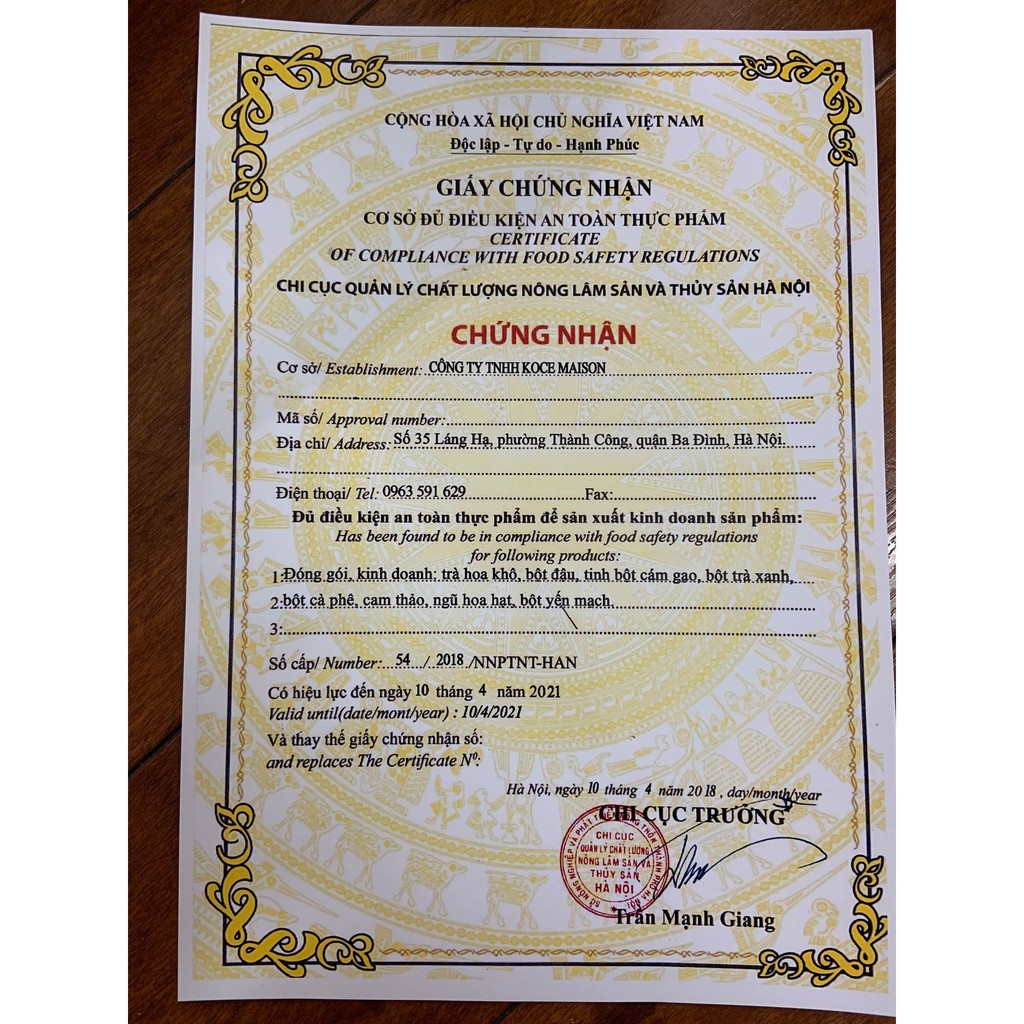 TRÀ HOA 50 GÓI SẤY KHÔ