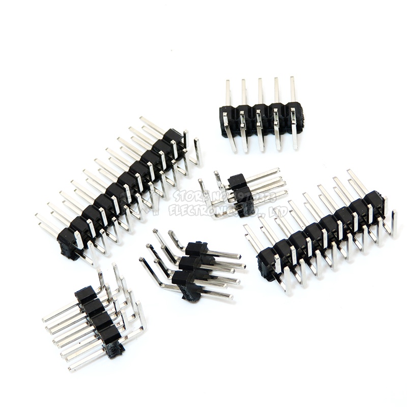 Bộ 10 Pin Nối PCB R / A 2.54mm 2 * 3 / 4 / 10 / 12 / 15 / 40Pin Cho Arduino