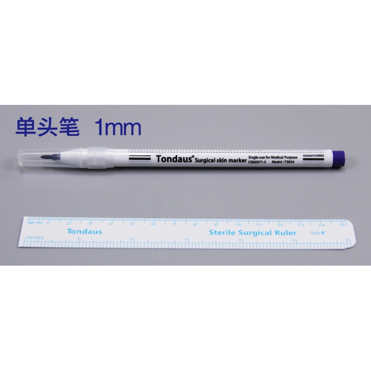 Bút Đánh Dấu Hình Xăm Hai Đầu Không Dễ Xóa Vết Chống Thấm Nước Phong Cách Hàn Quốc