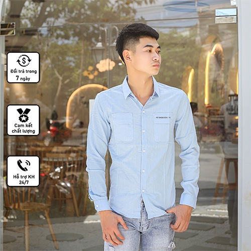 Áo Sơ Mi Nam Dài Tay Cổ Bẻ Với Vải Đũi Mềm Mại, Không Nhăn, Không Xù, Thấm Hút Tốt Có Nhiều Màu Chọn Lựa [Loại Đẹp] | BigBuy360 - bigbuy360.vn