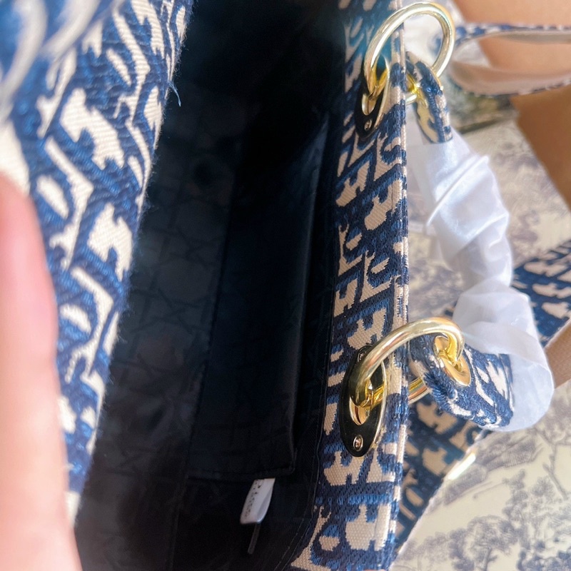 Túi D Lady thổ cẩm dáng dài