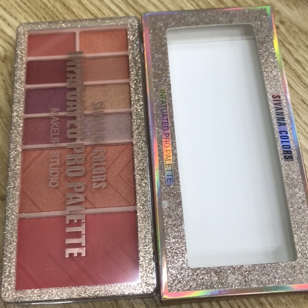 Bộ phấn mắt Sivanna Colors Infatuated Pro Palette 10 ô ( số 03)