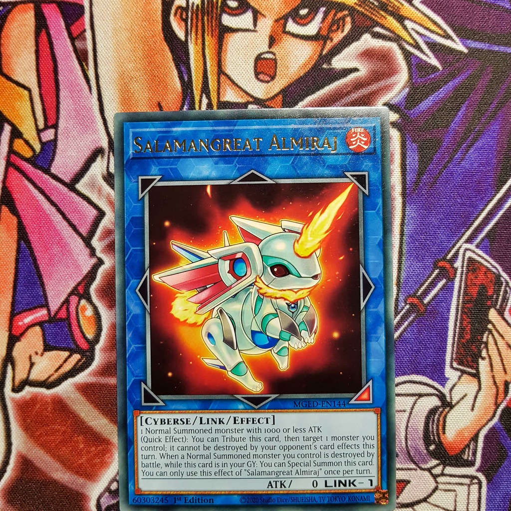 Thẻ bài Yugioh chính hãng | Salamangreat Almiraj | MGED Rare