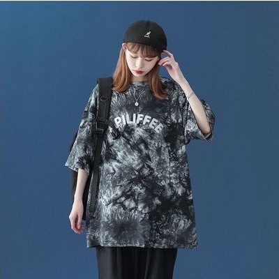 Áo Thun Cổ Tròn Tshirt Nữ Nam Unisex Chất Vải Thun Cotton Loang Apiliffee WAT472