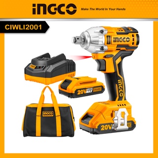 Máy xiết bu lông lithium 20v ingco ciwli2001