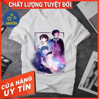 Áo thun in hình Suga BTS - idol3s - Món quà độc đáo dành cho Fan Cứng