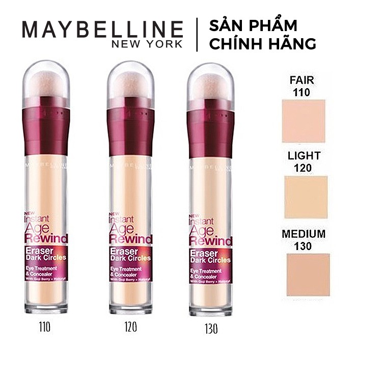 [CHÍNH HÃNG] Bút Cushion Maybelline Instant Age Rewind Che Khuyết Điểm Giảm Quầng Thâm PM712 | BigBuy360 - bigbuy360.vn