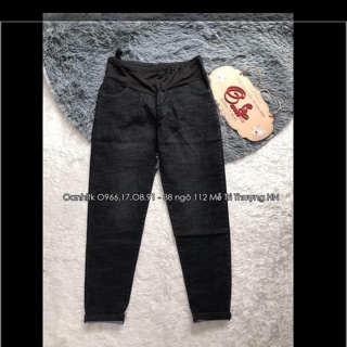 QUẦN BÒ DÀI CHO BẦU MÀU ĐEN SƯỚC