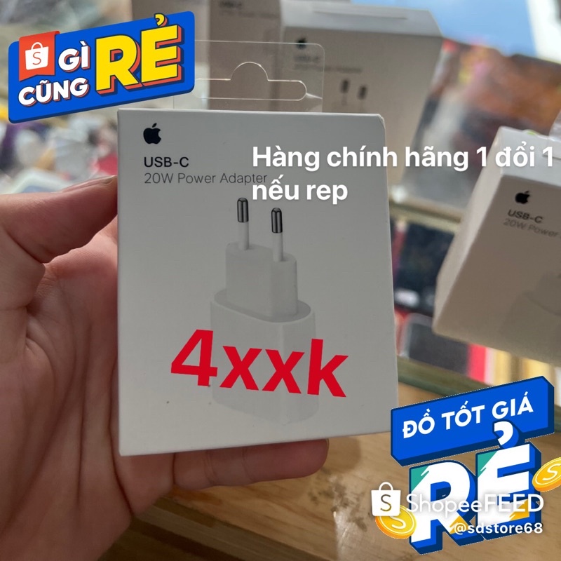 Cóc sạc nhanh 20w chính hãng