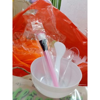 Bộ chén pha mặt nạ [màu trắng đục]