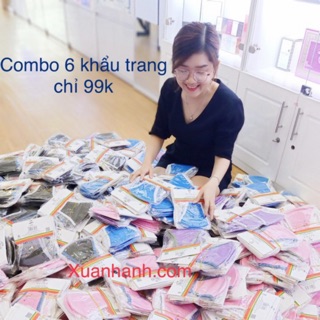 Khẩu trang Relax, 100% cotton 2 lớp ôm mềm thoáng mặt, hàng cty.