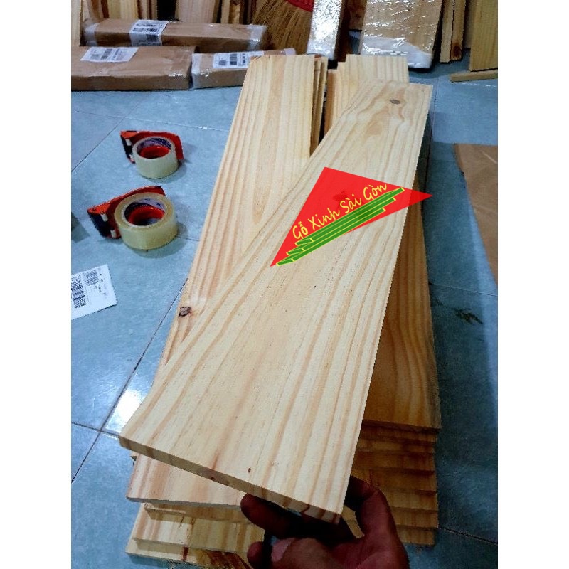 Gỗ thông thanh mới dài 1m rộng 10cm dày 1.5cm đã bào láng đẹp 4 mặt