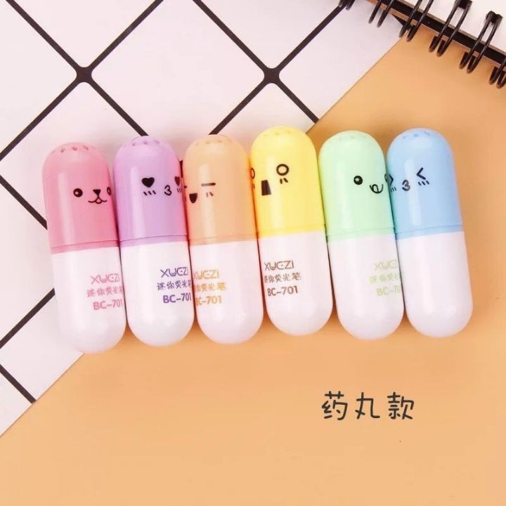 Set 6 Bút Nhớ Dòng Bút Đánh Dấu Mini Nhiều Mẫu Đẹp Cho Học Sinh Sinh Viên Nhân viên Văn phòng giá rẻ