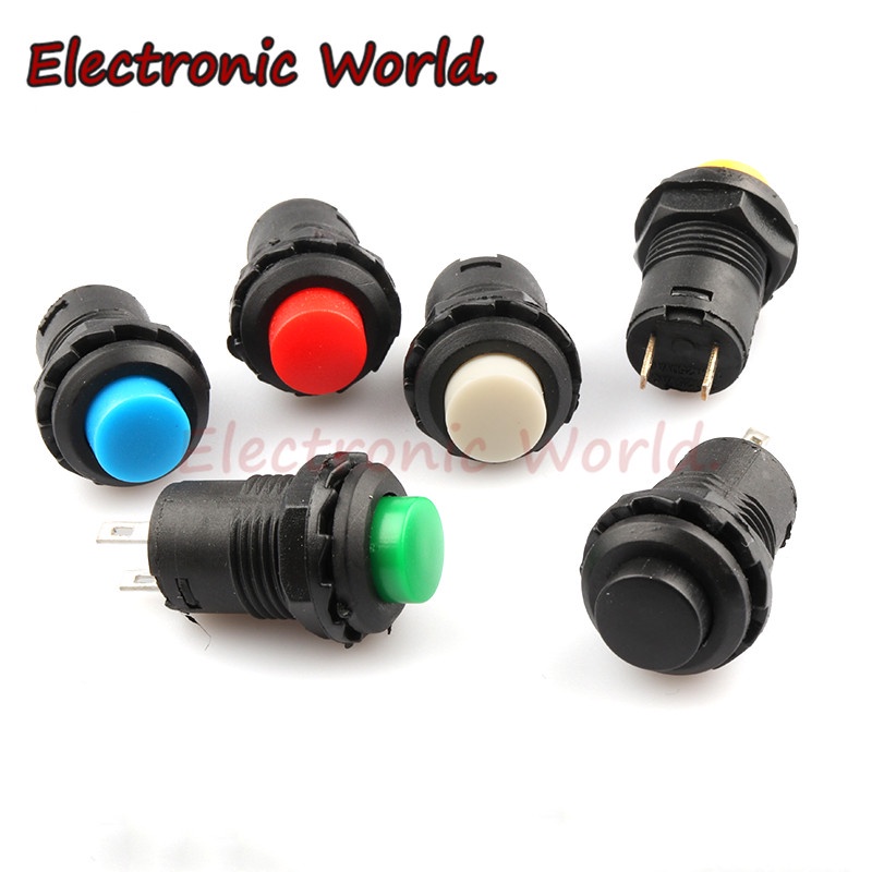Set 5 Công Tắc Tròn Tự Khoá DS-428/427 12MM