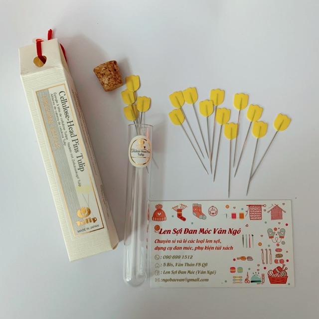Set kim định vị Tulip có kèm ống đựng kim