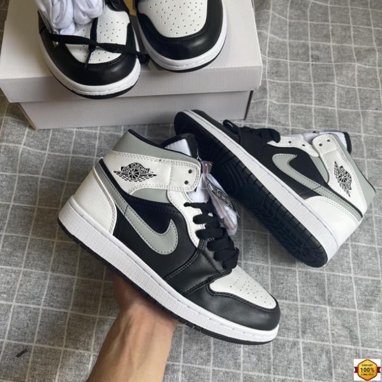 giày Jordan trắng xám đen cao cổ mới 11