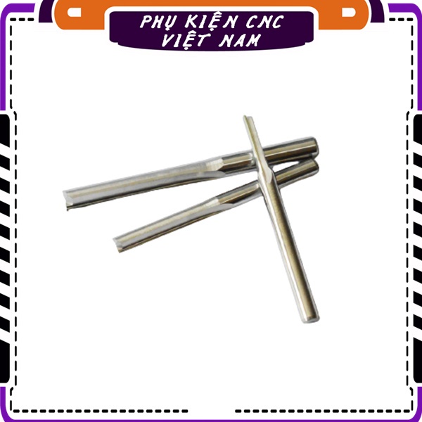 2 Me Thẳng Cốt 3mm Lưỡi 2mm Cao Cấp Cắt Không Via Không Xơ Vật Liệu, Mũi Cắt Alu Mica Alu Gương