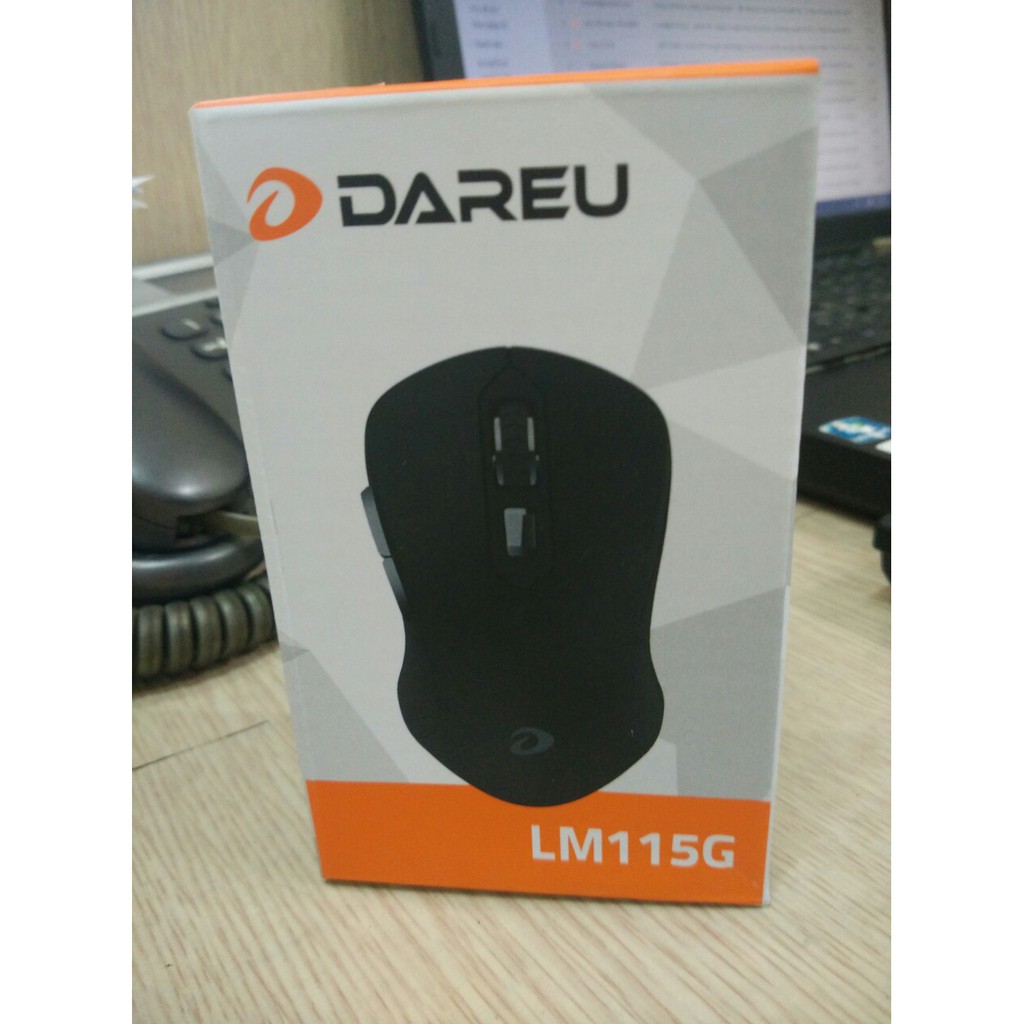 Chuột không dây DARE-U LM115G Black