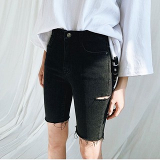 Quần Short Jean Rách Thời Trang Nữ