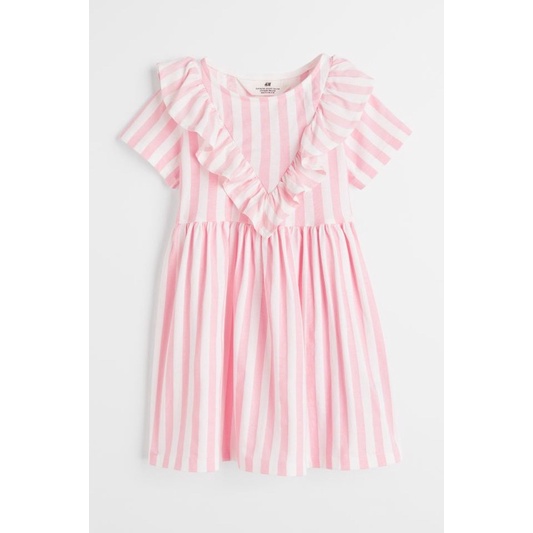 Váy bé gái bèo trước và sau HM aut