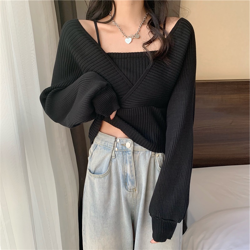 Áo Sweater Tay Dài Kiểu Dáng Đơn Giản Hợp Thời Trang