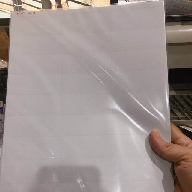 Decal tommy khổ A4 no: 144 ....