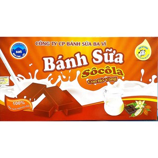 Bánh Sữa Ba Vì Socola Con Bò Vàng 170g